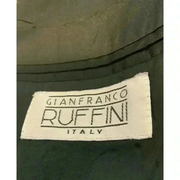 Gianfranco  Italy 100% Wool Fully Lined 3 Button  Coat Jacket Men"s Size 43R - Picture 7 of 10